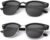 KALIYADI Polarized Sunglasses for Men and Women Semi-Rimless Frame Driving Sun glasses UV Blocking