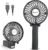 VersionTECH. Portable Handheld Fan, Powerful+Durable+4000mAh+180° Foldable, Mini Table Fans with USB Rechargeable Battery Operated Cooling Accessories for Personal Use, Travel, Office Black