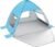 TOBTOS UPF 50+ Pop Up Beach Tent, Easy Set Up Beach Umbrella, Sun Shelter for 2-3 People UV Protection Portable Sunshade, Baby Canopy Cabana, Lightweight with Carry Bag