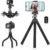 UBeesize Phone Tripod Pro S, Premium Flexible Phone Tripod with Wireless Remote, Mini Tripod Stand for Camera GoPro/Mobile (Upgraded), Black