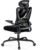 Marsail Ergonomic Office Chair with Headrest Mesh Office Computer Desk Chair with Adjustable Lumbar Support Rolling Work Swivel Task Chairs with Wheel 3D Armrests
