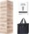 Nattork Giant Tumbling Tower (Stack from 1.77Ft to 4+ Ft), Wood Stacking Giant Blocks Game| Made from Premium Pine Wood| Ideal for Family, 54PCS