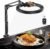 Overhead Camera Mount with Ring Light Phone Holder,10″ LED Ring Light for Desk with Stand and Remote for iPhone,Phone Tripod with Light for Video Recording TikTok Live Stream Cooking Kitchen Vlogging