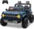 ENYOPRO 2 Seater Ride On Car for Kids, 24v Licensed Ford Bronco Raptor Electric Power Ride On Truck Toy with Remote Control, 4 Wheels Shock Absorption, Soft Start, Bluetooth, Radio, 3 Speed – Blue