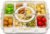 Divided Serving Tray with Lid and Handle,8 Compartments Snacks Box,Snack Fruit and Veggie Tray,Portable Platter for Candy Fruits Nuts Snack Party Entertaining Picnic (1 PCS)