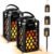 2 Pack Outdoor Bluetooth Speakers, Portable Led Flame Speaker Waterproof with Torch Atmosphere 10w Enhanced Bass for Patio Porch Garden Home Backyard Decor, Gifts for Men Women Couples Dads Moms