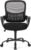 Home Office Computer Desk Chair, Ergonomic Mid-Back Mesh Rolling Work Swivel Task Chairs with Wheels, Comfortable Lumbar Support, Comfy Arms for Bedroom, Study, Dorm, Student