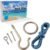 Hook and Ring Toss Game-DIY Kit Swing Game -Ring Toss Game Set with String and Hooks for Outdoor/Indoor