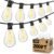 Tenmiro 200FT Outdoor String Lights, Ultra Long LED Patio Lights with Shatterproof High Brightness S11 Edison Bulbs, Outside Hanging Light Waterproof for Backyard Deck Porch Party Decor 2700K