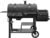 OKLAHOMA JOE’S® Canyon™ Deluxe Charcoal and Propane Gas Combination Smoker and Grill, Black Steel, 24203005