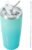 BJPKPK 20 oz Insulated Tumbler Stainless Steel Color Block Coffee Mug Vacuum Double Wall Thermal Travel Cup With Lids And Straw,Mint