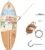 Tiki Toss Ring Toss Game for Adults & Kids – Hook and Ring Games with String and Hooks for Indoor Use, Man Cave Decor & Stuff, Gifts for Men – Standard/Deluxe 13 Inch, Tiny 5 Inch