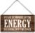 Country Style Wall Decor Be Mindful Quote Wooden Signs Rustic Hanging Wall Plaque Positive Energy Sign Home Decor Present