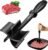 Premium Meat Chopper – Hamburger Smash, ana Non-Stick Masher With Nylon Mash, Fork & Mix Chop