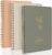 ZICOTO Aesthetic Spiral Notebook Set of 3 For Women – Cute College Ruled 8×6 Journal/Notebook with Large Pockets And Lined Pages – Perfect Supplies to Stay Organized at Work or School