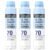 Neutrogena Ultra Sheer Body Mist Sunscreen Spray, Broad Spectrum SPF 70, Lightweight Spray Sunscreen, Non-Greasy & Water Resistant, Oil-Free & Non-Comedogenic UVA/UVB, 5 oz, Pack of 3