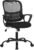 Home Office Computer Desk Chair, Ergonomic Mid-Back Mesh Swivel Rolling Work with Wheels, Comfortable Lumbar Support, Comfy Arms, Bedroom, Study, Dorm, Student, Adults