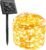 Minetom Solar String Lights for Outside, 33Ft 100 LED Outdoor Solar Fairy Lights, 8 Modes Balcony Lights for Tree Patio Christmas Party Wedding Decor (Warm White)