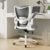 Office Chair, Ergonomic Desk Chair with Adjustable Lumbar Support and Flip up Armrest, Breathable Mesh Computer Chair for Home Office, Gray