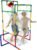 Kids Water Park Sprinkler Tunnel with Dunk Bucket for Kids | Outdoor Water Park for Kids Backyard Activity Summer Water Toy for Kids Outside