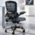 Office Chair – Ergonomic Desk Chair with Adjustable Lumbar Support, Mesh Computer Chair, Executive Chairs for Home Office Comfortable Lumbar Support (Dark Gray)