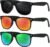 DEMIKOS Sunglasses Men Polarized Sunglasses for Mens Womens Retro Mirror Lens for Driving Fishing UV400 Protection