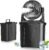 GHORA Portable Misting Fan with Remote,Camping Fan with 20000mAh Rechargeable Battery,9L Water Tank,4 Speed Levels,4 Spray Modes,RGB Lights for Fishing,Travel,Garden Parties,Outdoor Indoor Cooling