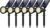 InnoGear Solar Lights Outdoor Waterproof Solar Garden Light for Outside Yard Landscape Lighting Pathway Spot Lights Spotlight Wall Light Auto On/Off, Pack of 6 (Warm White)