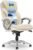 Serta Bryce Executive Office Chair, Ergonomic Computer DeskChair with Patented AIR Lumbar Technology, Comfortable Layered Body Pillows for Cushioning, SertaQuality Foam, Bonded Leather, Cream White