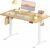 Standing Desk, Adjustable Height Electric Sit Stand Up Down Computer Table, 40×24 Inch Ergonomic Rising Modern Lift Motorized Gaming Desktop Workstation for Work Home Office, Natural