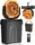 Portable Misting Fans Rechargeable for Outside, Battery Powered Camping Fan Mister that Blows Cold Air, 6L Bucket, 45° Oscillating, 3 Nozzles, Remote Control, Summer Essentials Gift for Patios, Travel