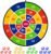 29″ Large Dart Board for Kids, Boys Toys Dartboards with 20 Velcro Sticky Balls, Indoor & Outdoor Sport Fun Party Play Game Toys, Birthday Gifts for Boys Girls 3 4 5 6 7 8 9 10 11 12 Years Old