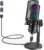 ZealSound USB Microphone for iPhone iPad Phone PC,RGB Gaming Microphone with Full Metal,Mute,Pop Filter,Gain for Podcasting,Streaming,YouTube,Voice Over