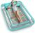Inflatable Tanning Pool Lounger Float – Jasonwell 4 in 1 Sun Tan Tub Sunbathing Pool Lounge Raft Floatie Toys Water Filled Tanning Bed Mat Pad for Adult Blow Up Kiddie Pool Kids Ball Pit Pool (L)