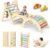 BlueWood Pikler Triangle Set 7in1 Foldable Baby Climbing Toys Wooden Montessori Climbing Set with Arch&Ramp&Ladder Baby Climber Indoor Jungle Gyms for Toddlers Montessori Toys – Rainbow