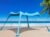BOTINDO Family Beach Tent Canopy Sun Shade, Pop Up Grande Beach Tent Sun Shelter Stability 4 Poles with Portable Carry Bag Outdoor Shade for Fishing Backyard Camping (Turquoise, 10x10FT 4Pole)