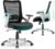SUNNOW Office Chair, Ergonomic Computer Desk Chair, Sturdy Executive Task Chair – Adjustable Lumbar Support, Flip-up Arms, Tilt Function, Comfy Wide Seat, Swivel Mesh Home Office Desk Chairs (Black)