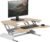 Vari VariDesk Pro Plus 36 – Adjustable Desk Converter with 11 Height Settings – Laptop Sit Stand Desk Riser for Home Office, Table Tops, Workspace – Fully Assembled, Spring Loaded Lift – Light Wood