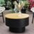 26″ Wood Burning Fire Pits with Grill & Lid, Fire Pit Table for Outside with Waterproof Cover & Fire Poker, Outdoor Firepit with Functions for BBQ,Table and Bonfire