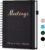JUBTIC Meeting Notebook for Work with Action Items,Work Notebooks for Note Taking And Agenda Organizer, The Perfect Office Planner Supplies for Women & Men to Manage Project Business(7”x10”), Black