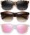 Sunglasses Womens Polarized Sunglasses for Women Trendy Designer Mirrored UV400 Protection Sun Glasses