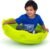 Simplay3 Two Sided Rock Around Wobble Disk and Climbing Dome for Toddlers and Kids – Rocking and Climbing – Indoor/Outdoor – Yellow/Green, Made in USA (1 Pack)