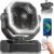 Portable Rechargeable Fan – 9-Inch Camping Fan for Tent, 20000mAh(60Hrs) Battery Operated Fan for Camping, Auto Oscillation Cordless Fan, Tent Fan with Remote/Light, 4 Speeds, 4 Timing, Outdoor