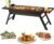 VEVOR Portable Charcoal Grill 23 inch, Small Barbecue Grills Folding BBQ Grills, Outdoor Grill Foldable, Stainless Steel Charcoal Grills, Mini Grills for Travel, Outdoor Barbecue Camping, Picnic