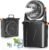 GHORA Portable Misting Fan with 9L Water Tank, 20000mAh Rechargeable Battery Camping Fan, Outdoor Cooling Fans for Patios with Remote & LED, 4 Speeds, 4 Spray Mister Modes, for Home, Outside