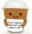 Coffee Lovers Gifts Ideas for Women, Positive Crochet Espresso Themed Brithday Gifts, Funny Appreciation Gift Presents for Teacher Best Friend Boyfriend Girlfriend