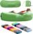 Nevlers Inflatable Lounger | 210T Polyester Inflatable Chair | No-Pump Blow Up Couch | Camping Couch Air Sofa Bed w/ 450 lbs. Cap., Pockets & Matching Bag | Use as Inflatable Couch for Adults & Kids
