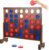 GoSports 3 Foot Width Giant Wooden 4 in a Row Game – Choose White or Dark Stain – Jumbo 4 Connect Family Fun with Coins, Case and Rules