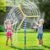 VATOS 57″ Windmill Sprinkler Toy for Kids – 360° Rotating Outdoor Water Spray with 36 Splash Holes, Summer Backyard Lawn Sprinkler Water Play for Toddlers, Boys, Girls, Pets & Garden Watering