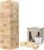 GoSports Large Wooden Stacking Game – Stacks Up to 3 ft – Choose Brown Wood Stain, Gray, or Natural – Toppling Tower